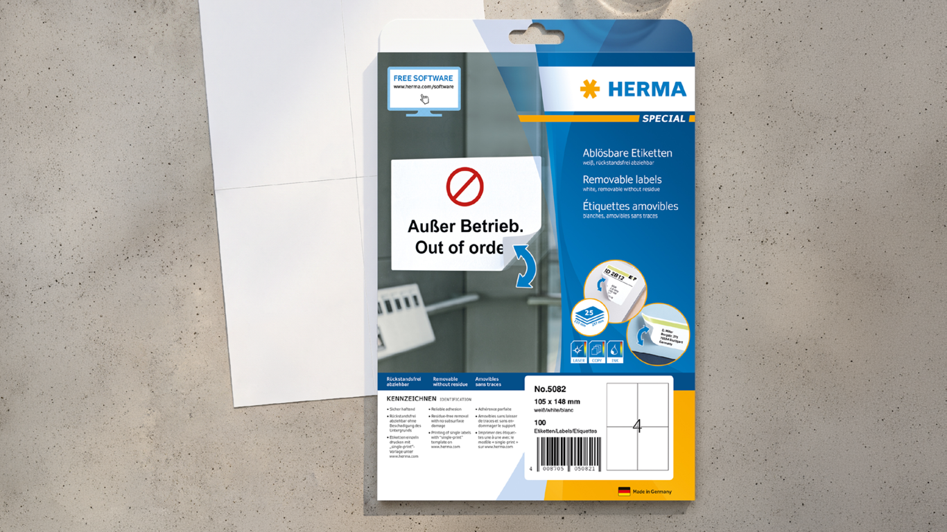 HERMA universele printeretiketten
