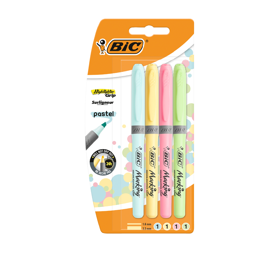 Set pastel markeerstiften