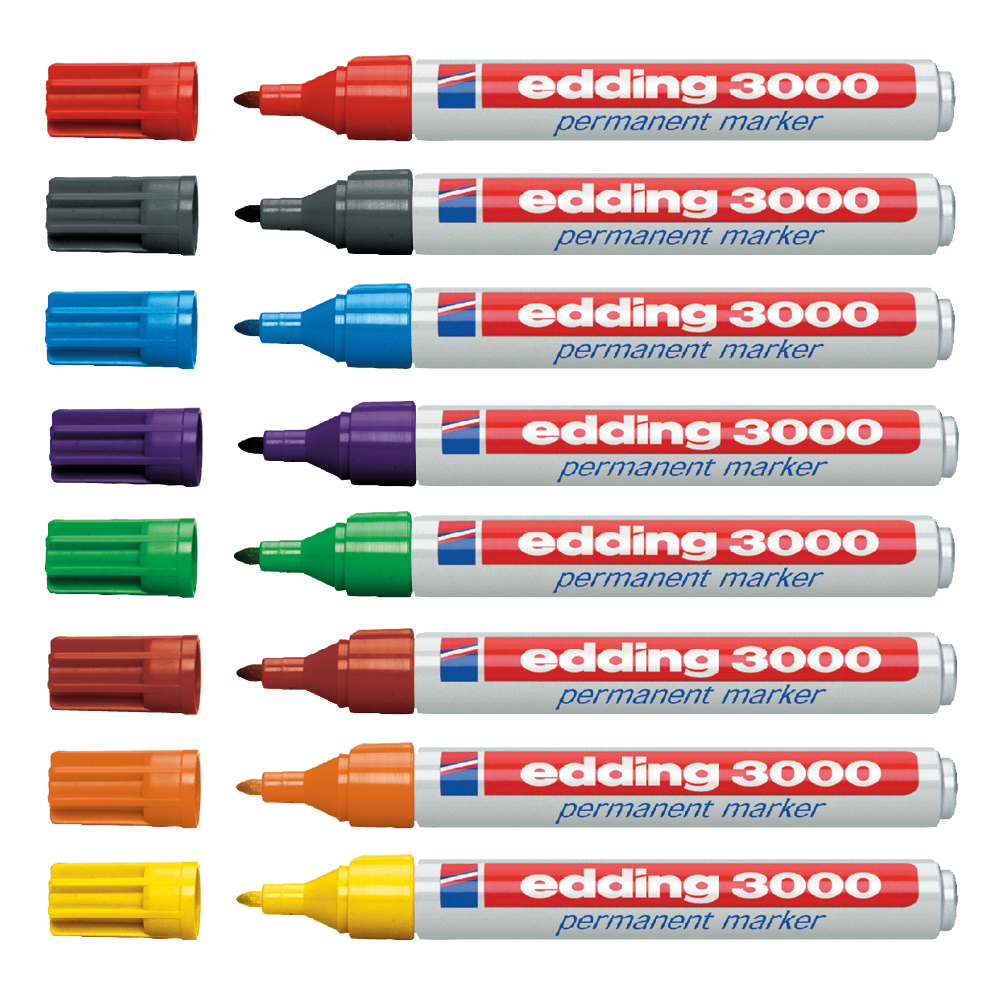 edding 3000 permanentmarkers
