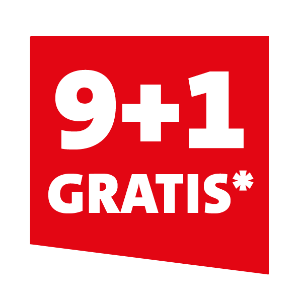 9+1 gratis